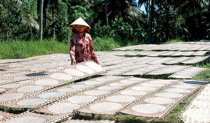 Bánh tráng Mỹ Lồng, bánh phồng Sơn Đốc