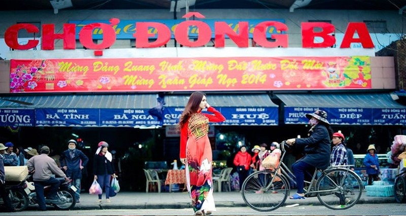 Chợ Đông Ba - Khu chợ lớn và nổi tiếng nhất ở Huế