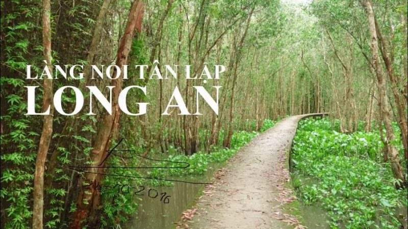 Làng nổi Tân Lập Long An