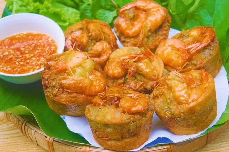 Bánh cống - đặc sản của người Khmer ở Sóc Trăng