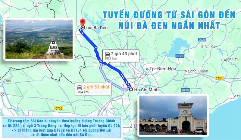 Cách di chuyển đến Tây Ninh