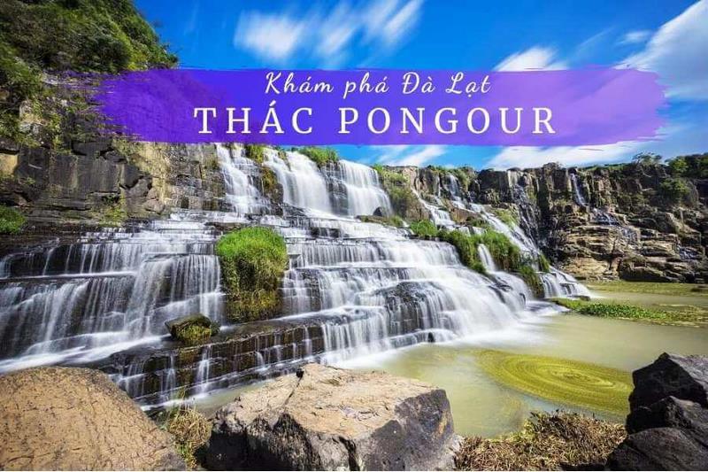 Thác Pongour Hùng Vỹ đổ xuống Bẩy Tầng tại Đà Lạt, Đức Trọng