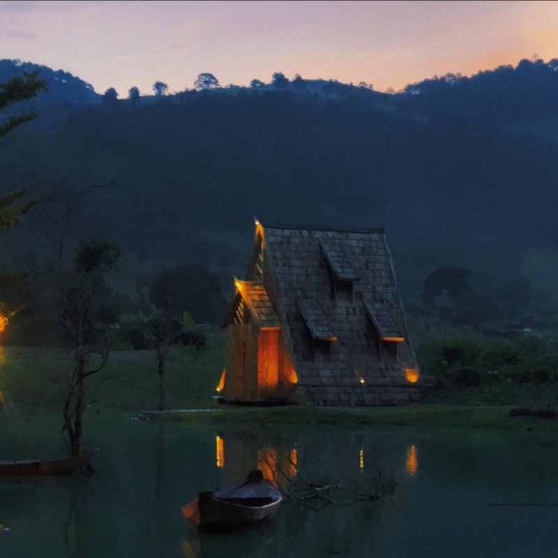 Góc hoàng hôn buông xuống
