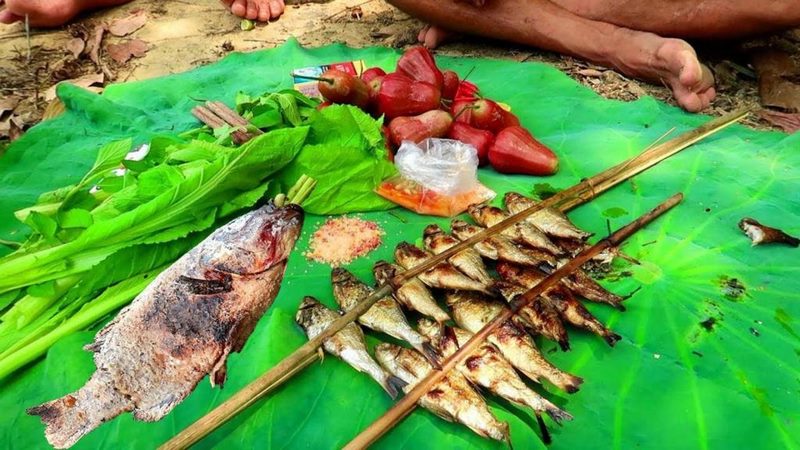 Cá suối nướng – ngọt thịt, thơm lừng, món dân dã từ dòng nước mát.