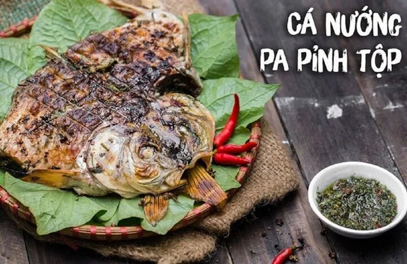 Pa pỉnh tộp – cá suối nướng ống, đậm đà gia vị rừng, tinh hoa ẩm thực H’Mông.