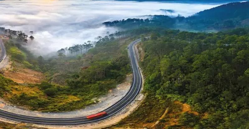 Đèo Tà Nung là một trong những cung đường đẹp nhất tại Đà Lạt
