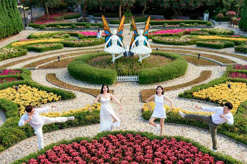 Vườn hoa Le Jardin D Amour: Vẻ đẹp phong cách chuẩn Pháp