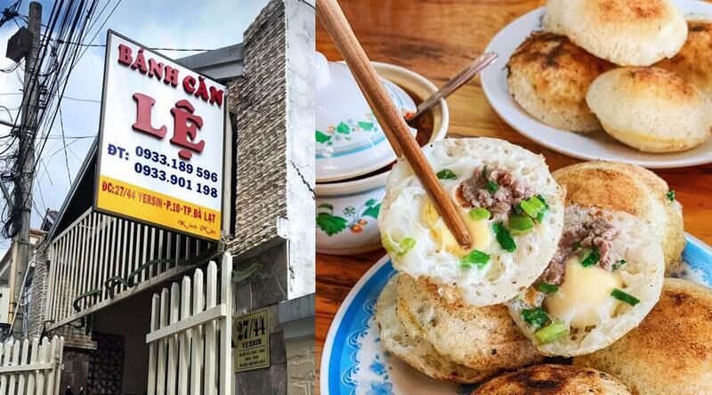 Bánh Căn Lệ - 27/44 Yersin, Phường 10, Đà Lạt.