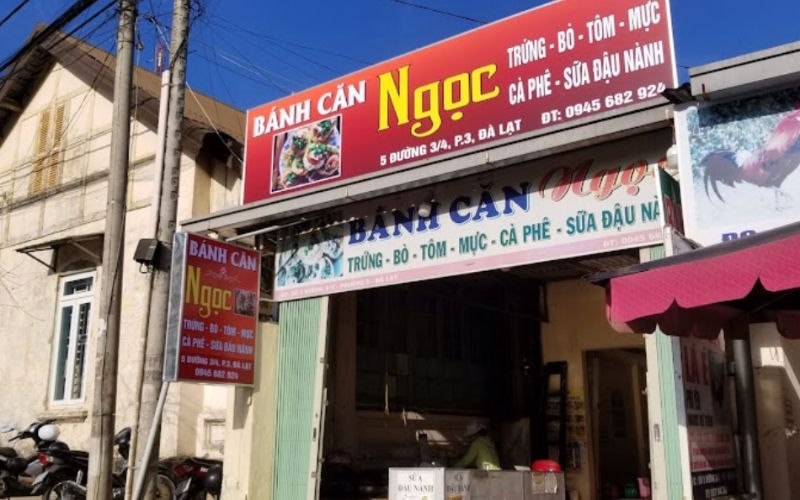 Bánh Căn Ngọc - 05 Đường 3 Tháng 4, Phường 3, Đà Lạt.