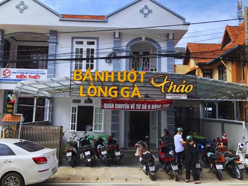 Quán bánh ướt lòng gà Thảo Đà Lạt