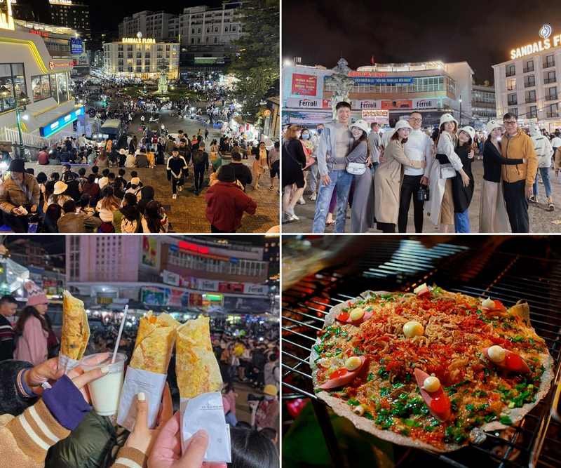 Bánh tráng nướng giòn tan, hấp dẫn.