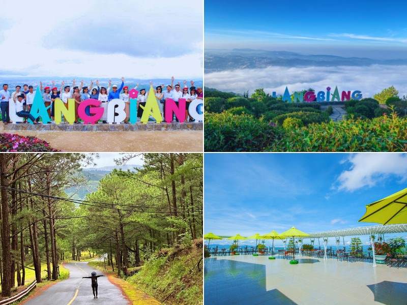 Tượng K’Lang – H’Biang và xích đu vô cực giữa rừng thông Langbiang.