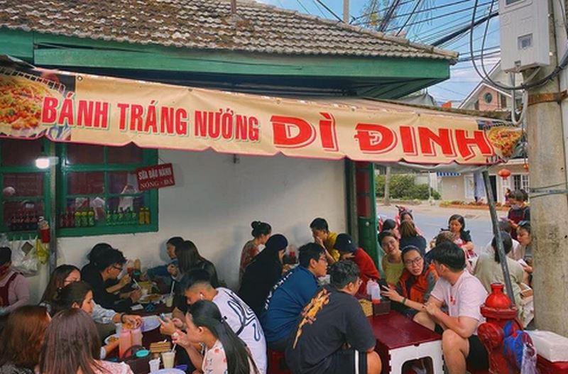 Quán Bánh Tráng Nướng Đà Lạt - Dì Đinh
