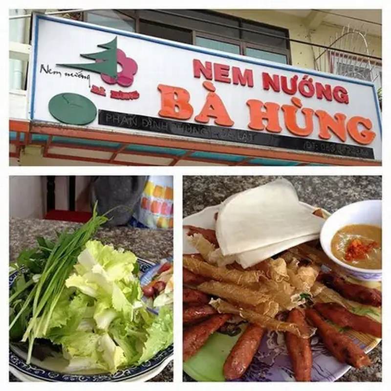 Nem nướng Đà Lạt - Bà Hùng