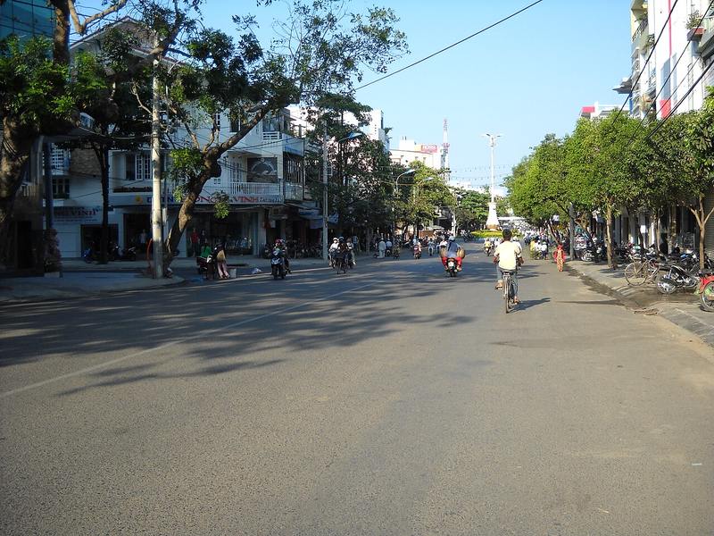 Đường phố trung tâm Tuy Hòa
