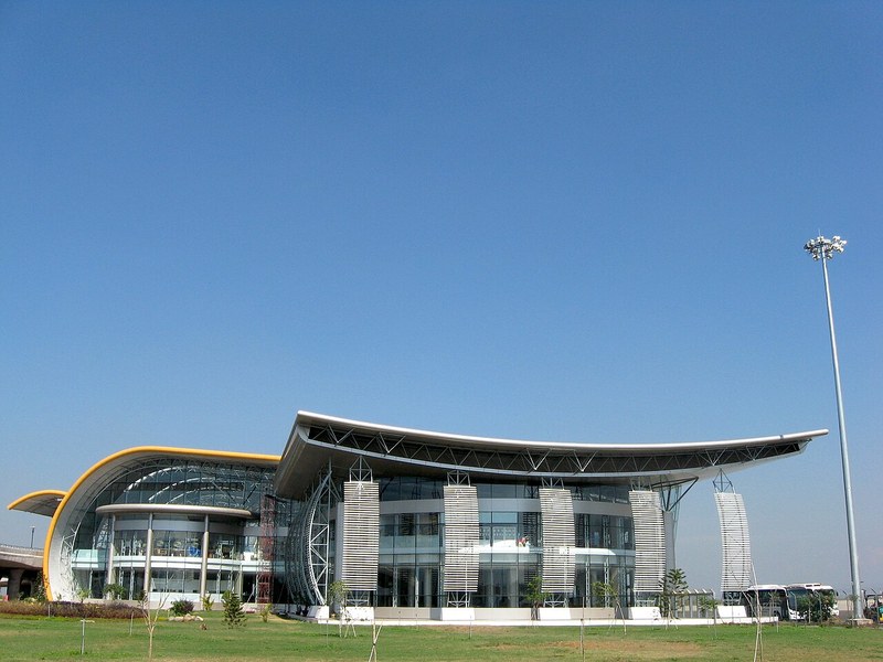 Một khối nhà ga sân bay Liên Khương